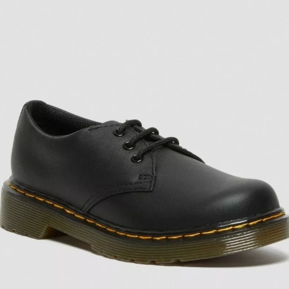 Dr. Martens 1461 J Softy Leather Bouncing Soles Shoes Size 1 Youth Unisex - Picture 2 of 10
